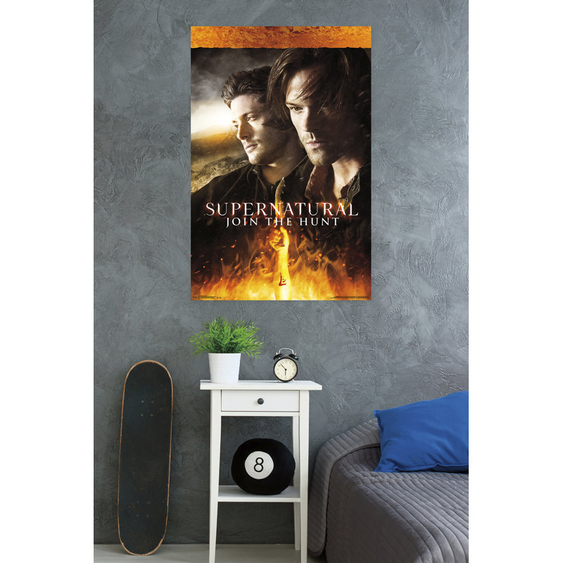 Supernatural Fire Poster for Kids Room, 22.375" x 34"