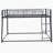 Ariatna Metal Floor Bunk Bed Over