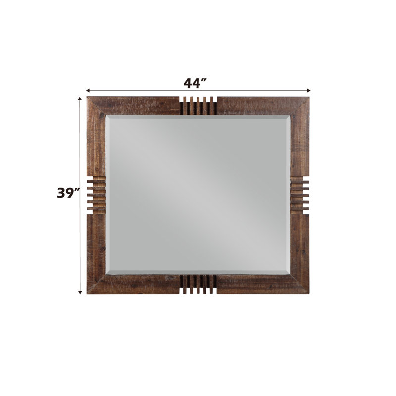 Andria Reclaimed Mirror, A Vintage-Inspired Decor Piece With A Rustic Frame And Exquisite Craftsmanship.