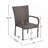 Outdoor Brown Wicker Dining Chairs-1383395699