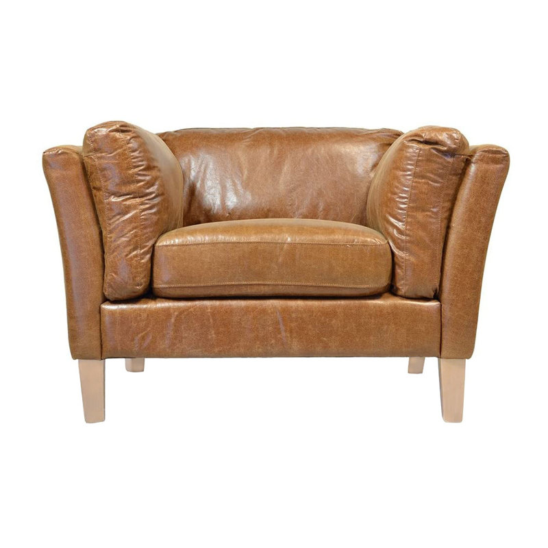 Chaise longue ultra-confortable en brun clair