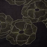 Bedford - Lined Jacquard Embroidery Floral Pattern Window Curtain