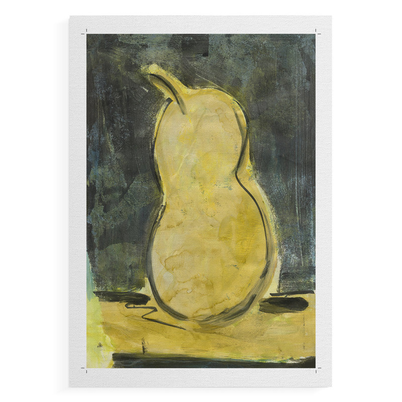 Poire urbaine I - impression sur toile seulement - non encadrée, H 27 po x l 18 po
