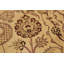 Tapis oriental en laine brun clair / ivoire 9 pi 1 po x 12 pi Aaru