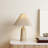 Anirudh 20.5" Rustic Scandinavian Resin/Iron Lighthouse LED Table Lamp with Pleated Shade