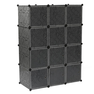 Armoire de rangement à 9 cubes