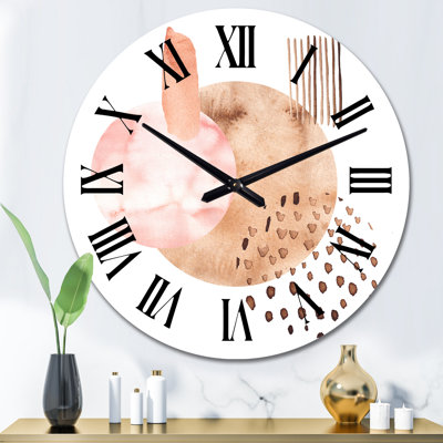 Horloge murale surdimensionnée