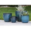 Pots en terre cuite émaillée Coco, grand format, ensemble de 4 - Intérieur/Extérieur-1548482614-1548483529