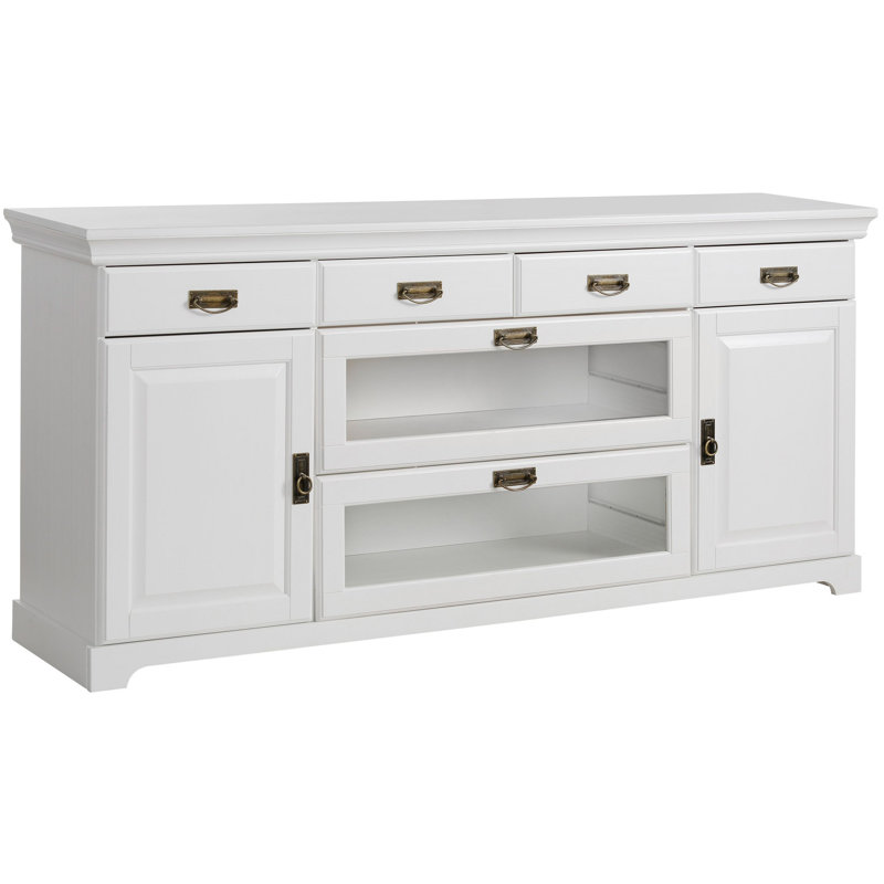 Staats 180cm Solid Wood Sideboard, White