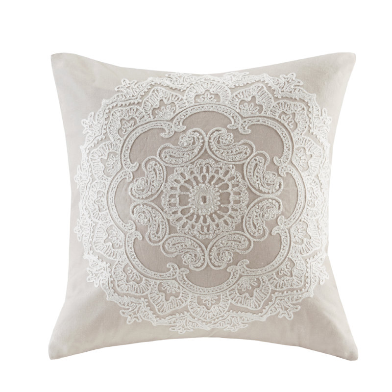 Square 100% Cotton Pillow Cover & Insert
