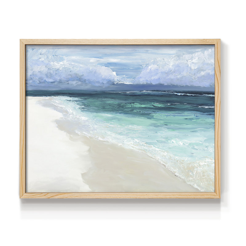 Bahama Storm - reproduction encadrée - réarmable, H 8 po x l 10 po, Naturel
