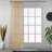 Triple Pinch Pleated Extra Long and Extra Wide Faux Linen Sheer Single Panel-92185586-92185642