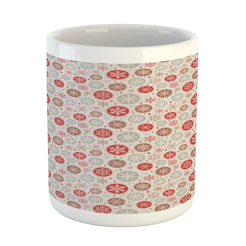Grande tasse à café flocons
