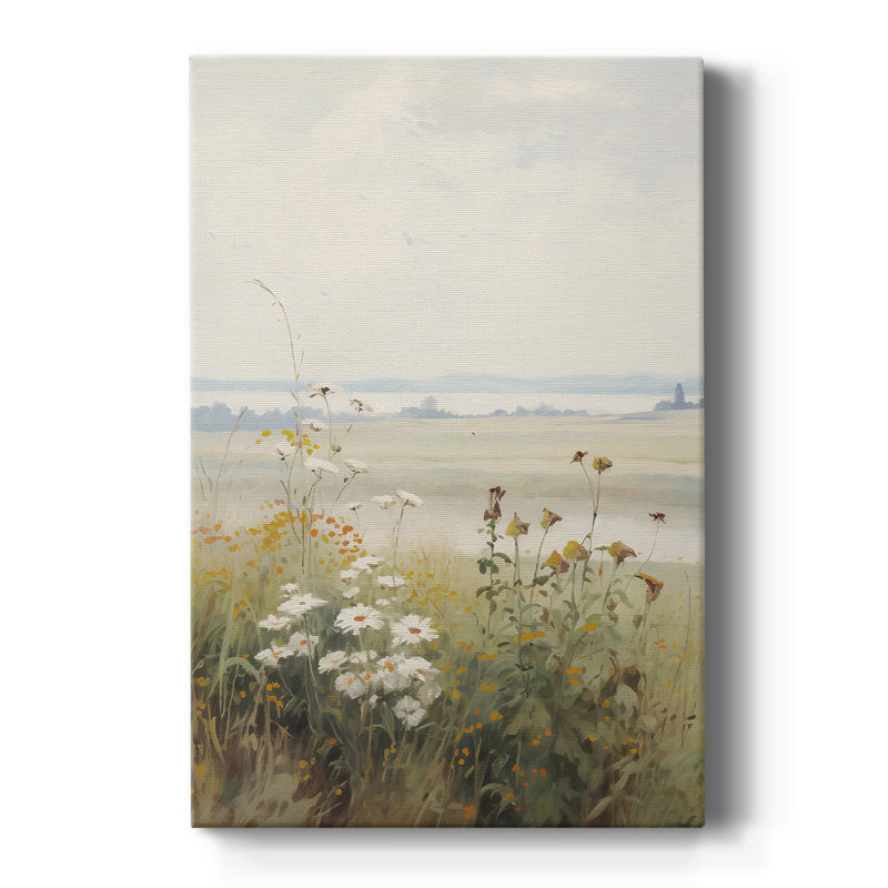 Paysage rétro XV - galerie Cavas sur mesure, H 18 po x l 12 po