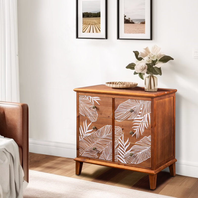 Commode en bois massif