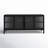 Stefanie Ribbed Glass Tv Stand