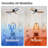 52 Inch Ceiling Fan with Light, 3 Dark Walnut Solid Wood Blades,Remote Control,6-speed Reversible DC Motor for Bed Room,Dining Room,Living Room.