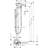 Metropol Classic Single Handle Floor Mounted Freestanding Tub Filler Trim with Hand Shower-41425450
