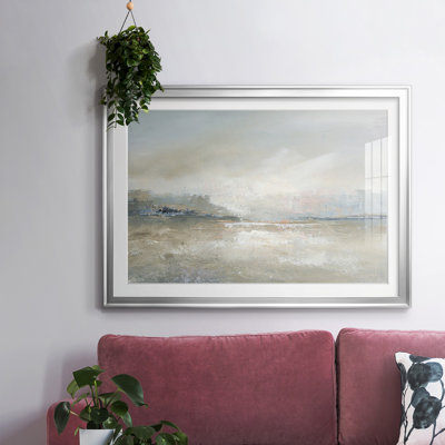 Horizon brume encadrée avec cadre biseauté et verre biseauté