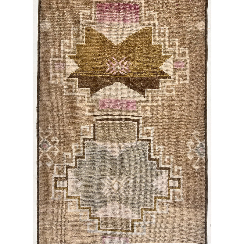 One-of-a-Kind 2'7 X 12'1 Hand Knotted Area Rug