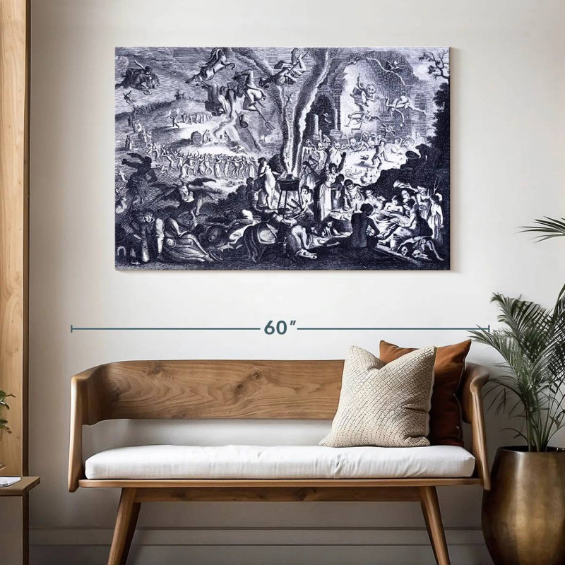Kelan Witches Sabbath, 32" H x 48" W