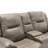 2 Seater Home Theater Recliner Manual Recliner Chair With A LED Light Strip Two Cup Holders And A Storage Box For Living Room,Bedroom-836199395