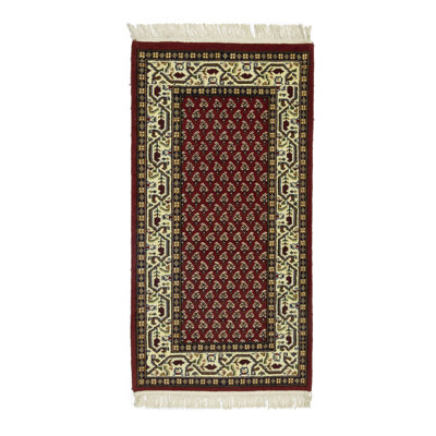 Red Floral 2'4X4'8 Indo Botemir Oriental Rug