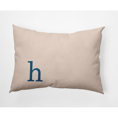 Modern Monogram Indoor/Outdoor Throw Pillow
