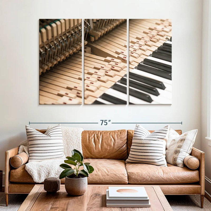 Abarca Old School Piano, 42" H x 65" W