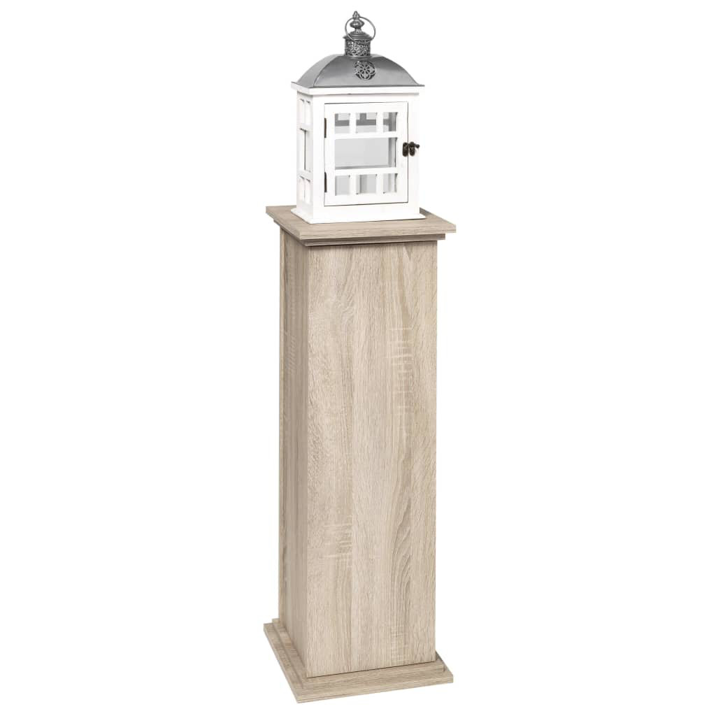 FMD Accent Table with Door 88.5cm Oak Tree