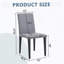 Chaises de salle à manger polyvalentes et confortables en lin et coton pour des espaces élégants-1233456356