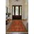 Marrakech Collection Digital Print Cotton-Polyester Red Moroccan Rug-464658901