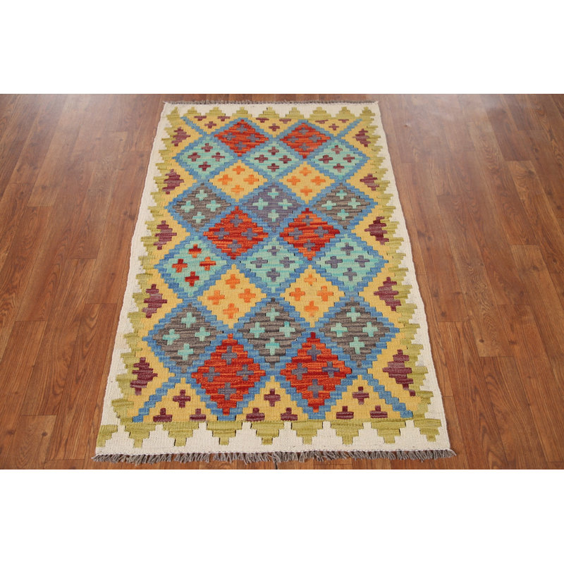 Multolor Kilim Oriental Accent Rug 3x4