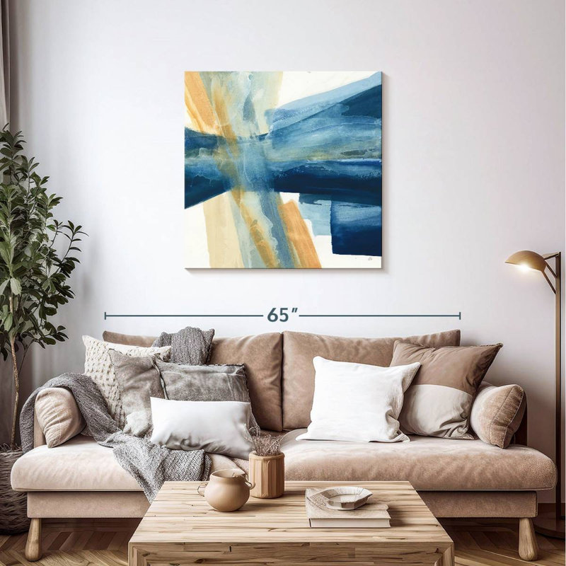 Indigo II, 36" H x 36" W