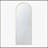 Elegant Arch Body Mirror with Gold Frame, a Stunning and Functional Decor Piece for Any Space.