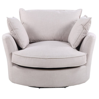 Lansdale Upholstered Swivel Accent Chair