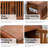 6 Pair Shoe Storage Bench