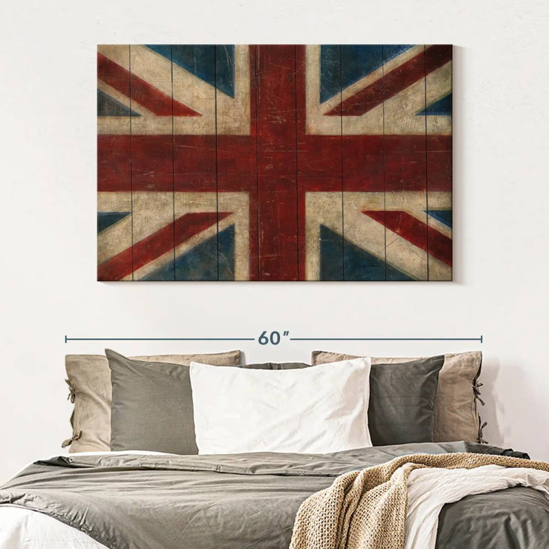 Borges Union Jack, 34" H x 51" W