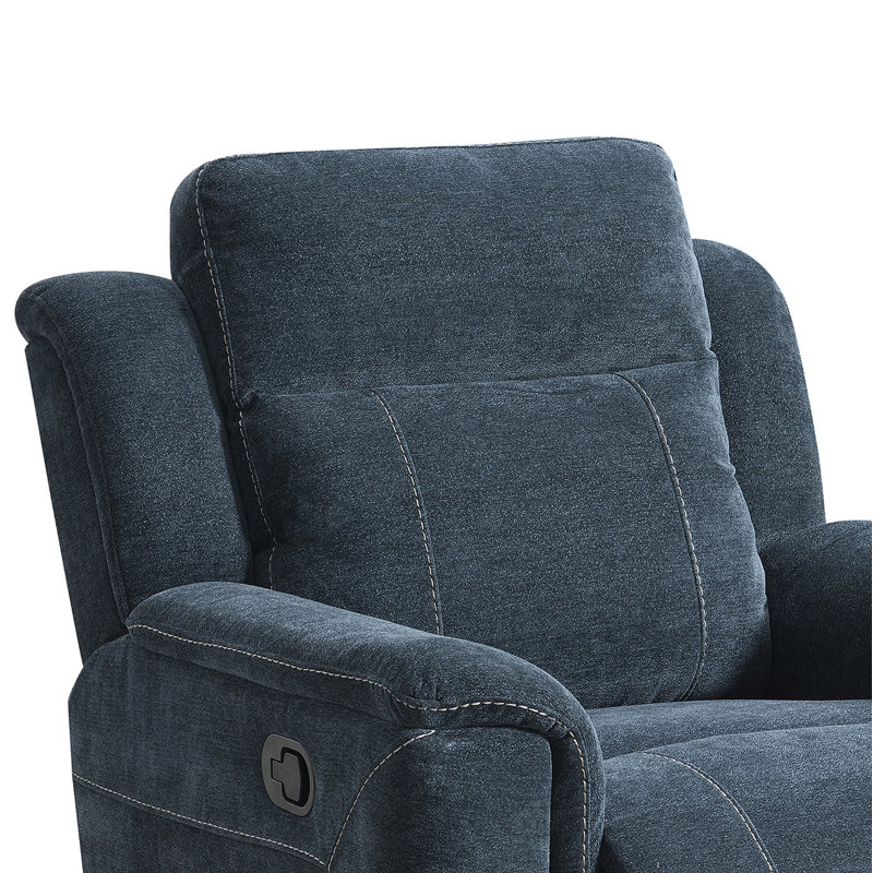Sumana 100cm Wide Standard Recliner, Navy