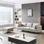 Dan 3 Seater Cotton Sofa-2042359361