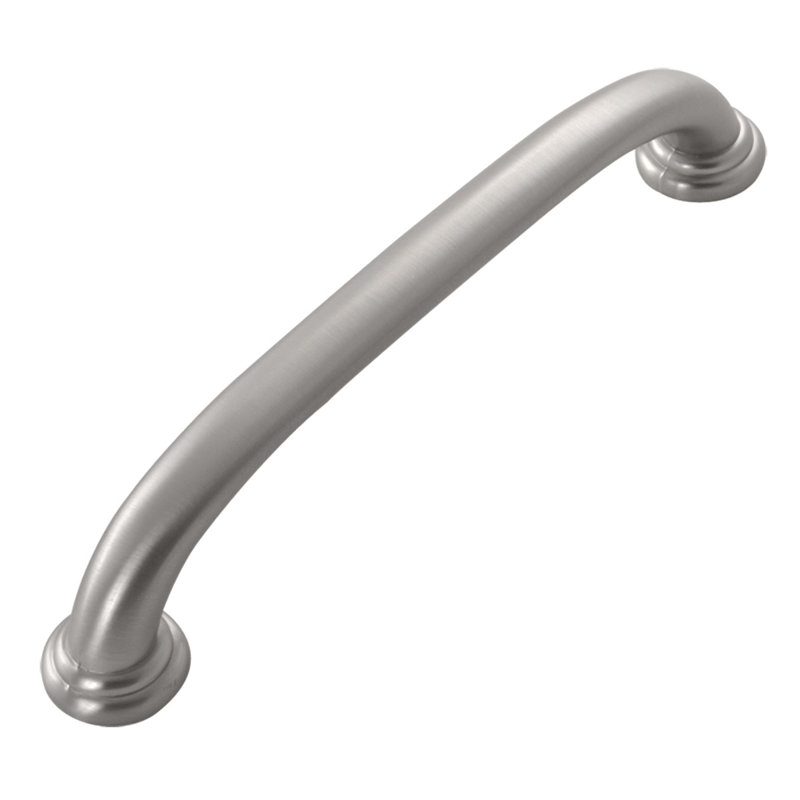 Matte Black Steel 5-Inch Bar Handle with Mounting Hardware