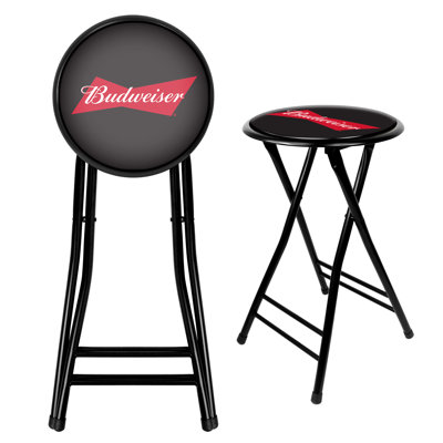 Chaise pliante en vinyle budweiser