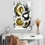 Avery, peinture abstraite dorée I-108560298
