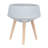 S/2 11/15" Terrazzo Planter W/ Wood Legs