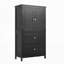 Armoire de rangement pour salle de bain avec deux portes et tiroirs, tablette réglable-662738209