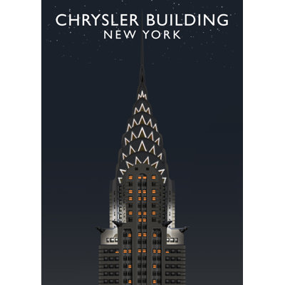 Chrysler Building Night by Richard O'Neil - Print