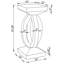 Table de bout Empire Crystal