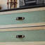 Console en bois massif de style Mid-Century