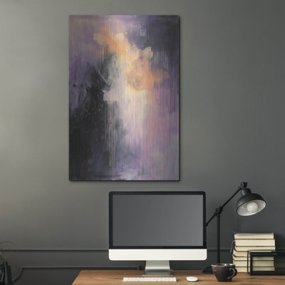 Ivy Bronx, «Abstract In Mauve» par Svetlana Aleynikova, art mural en métal