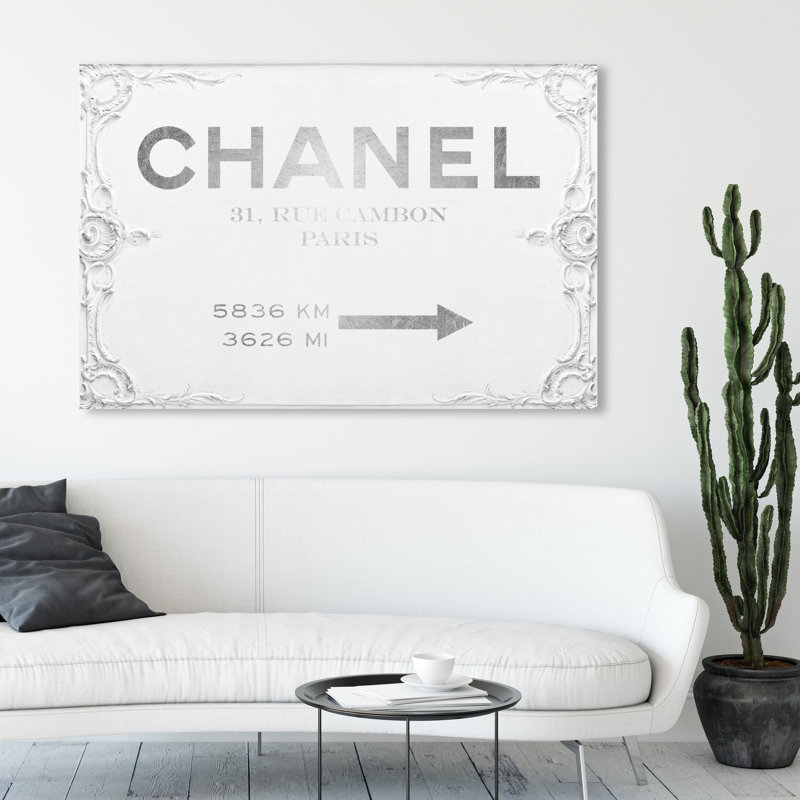 Panneau de mode et glamour - peinture, Toile tendue, H 36 po x l 54 po, No Frame
